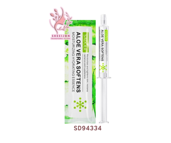 SD94334 - SUERO FACIAL RESTAURADOR CON ALOE VERA, EN JERINGA, SADOER, Cont. 10ml.