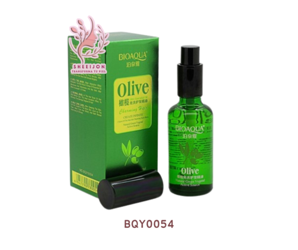BQY0054 - ACEITE CAPILAR CON EXTRACTO DE ACEITE DE OLIVA, BIOAQUA, Cont. 50ml.