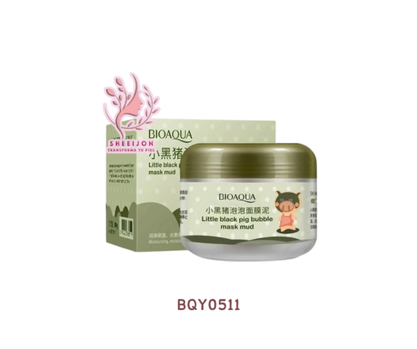 BQY0511 - MASCARILLA FACIAL EFERVESCENTE, DE ARCILLA, BIOAQUA Cont. 100gr.