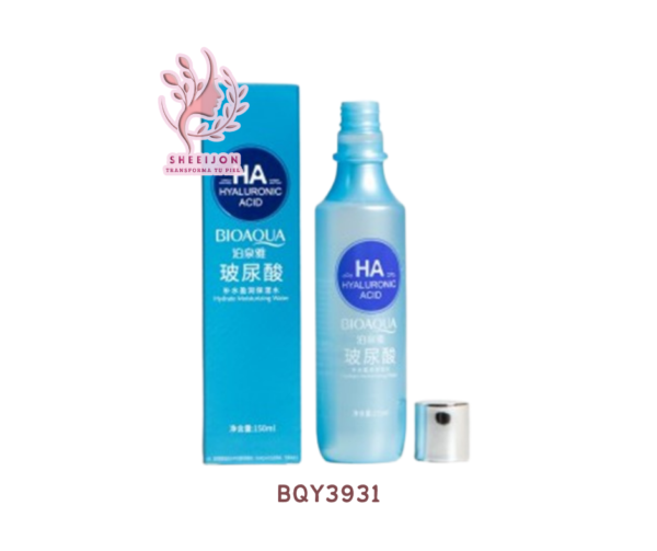 BQY3931 - TÓNICO FACIAL HIDRATANTE DE ÁCIDO HIALURÓNICO, BIOAQUA , Cont.  150ml.