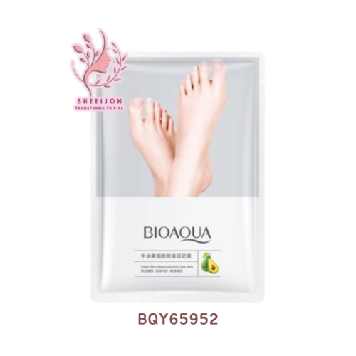 BQY65952 - MASCARILLA HIDRATANTE CON EXTRACTO DE AGUACATE, PARA PIES, BIOAQUA, Cont. 1par.