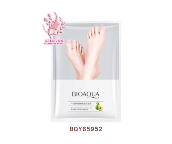 BQY65952 - MASCARILLA HIDRATANTE CON EXTRACTO DE AGUACATE, PARA PIES, BIOAQUA, Cont. 1par.
