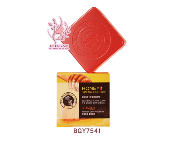 BQY7541 - BARRA DE JABÓN CON MIEL, FACIAL/ CORPORAL, BIOAQUA, Cont. 100gr.