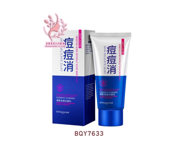 BQY7633 - LIMPIADOR FACIAL EN CREMA, PARA PIEL SENSIBLE, ANTIACNÉ, BIOAQUA, Cont. 100gr.