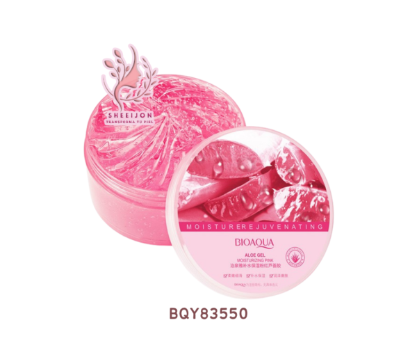 BQY83550 - GEL HIDRATANTE DE ALOE VERA ROSA, BIOAQUA, Cont. 300gr.