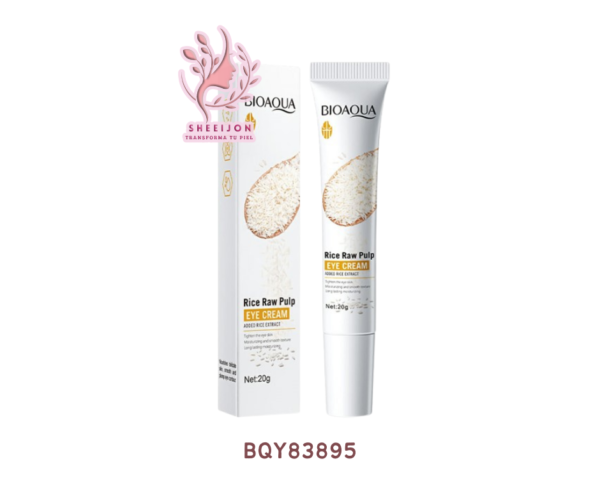 BQY83895 - CREMA CONTORNO DE OJOS CON EXTRACTO DE ARROZ, BIOAQUA, Cont 20gr.