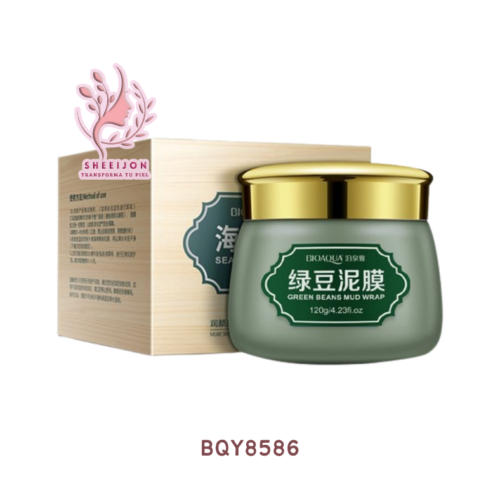 BQY8586 - MASCARILLA FACIAL DE BARRO MINERAL CON ALGAS MARINAS, BIOAQUA, Cont. 120gr.