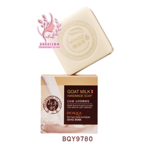 BQY9780 - BARRA DE JABÓN CON LECHE DE CABRA, FACIAL/ CORPORAL, BIOAQUA, Cont. 100gr.
