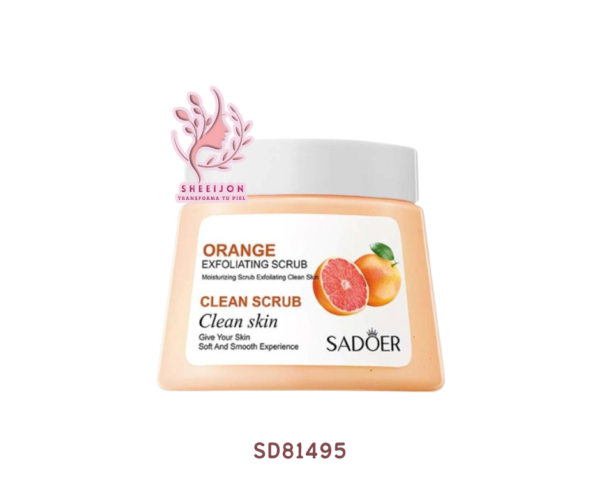 SD81495 - EXFOLIANTE CORPORAL A BASE DE LECHE CON EXTRACTO DE NARANJA, SADOER, Cont. 250gr.
