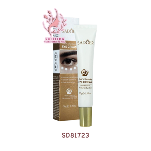SD81723 - CREMA CONTORNO DE OJOS CON EXTRACTO DE BABA DE CARACOL, SADOER, Cont 20gr.