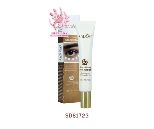 SD81723 - CREMA CONTORNO DE OJOS CON EXTRACTO DE BABA DE CARACOL, SADOER, Cont 20gr.