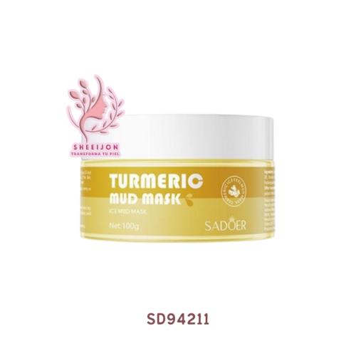 SD94211 - MASCARILLA DE BARRO PURIFICANTE CON CÚRCUMA, SADOER, Cont. 100ml.