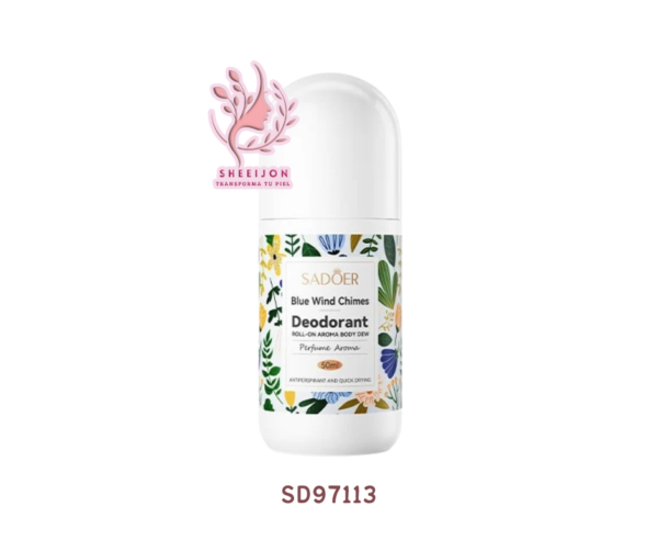 SD97113 - DESODORANTE ROLL-ON PARA MUJER, (AROMA CAMPANILLAS DE VIENTO AZULES) SADOER, Cont. 50ml. 